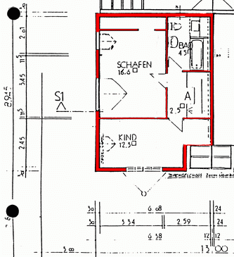 35510 Butzbach Maisonette Wohnung / Reihenhaus 124 m davon ca. 95 m Wohnflche und 29 m Nutzflche, Dachgescho Haus 1a, mit Bad, Schlaf- u./o. Kinderzimmer, Bro, klicken zur Vergerung