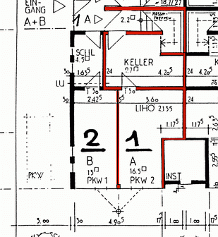 Vermietung Wohnungen privat 35510 Butzbach Maisonette Wohnung / Reihenhaus 124 m davon ca. 95 m Wohnflche und 29 m Nutzflche, Erdgescho Haus 1a, mit Eingang, Keller und Garage, klicken zur Vergerung